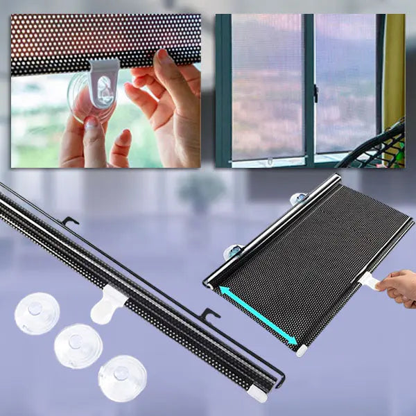 Window Roller Blind Heat-Reducing Glare Protection