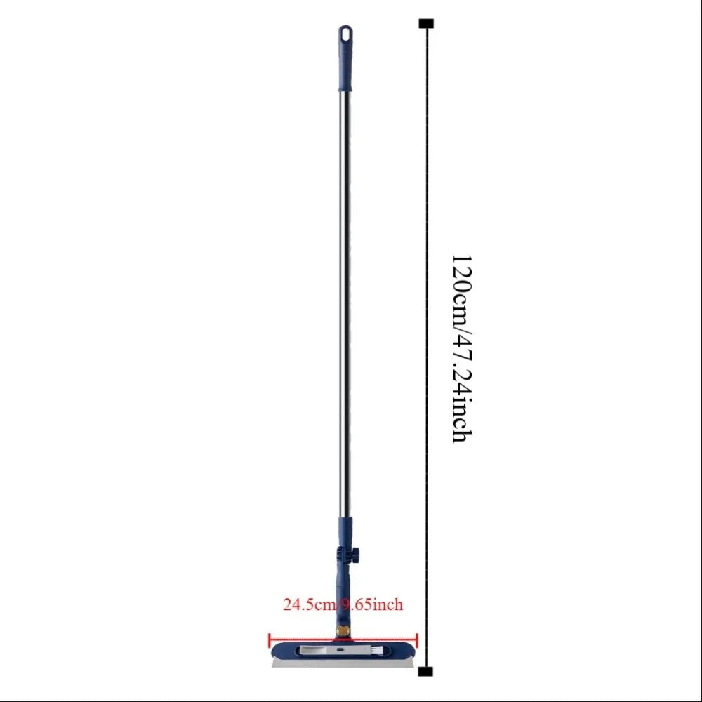 Window Squeegee Extendable Handle Swivel Head Microfiber Pad