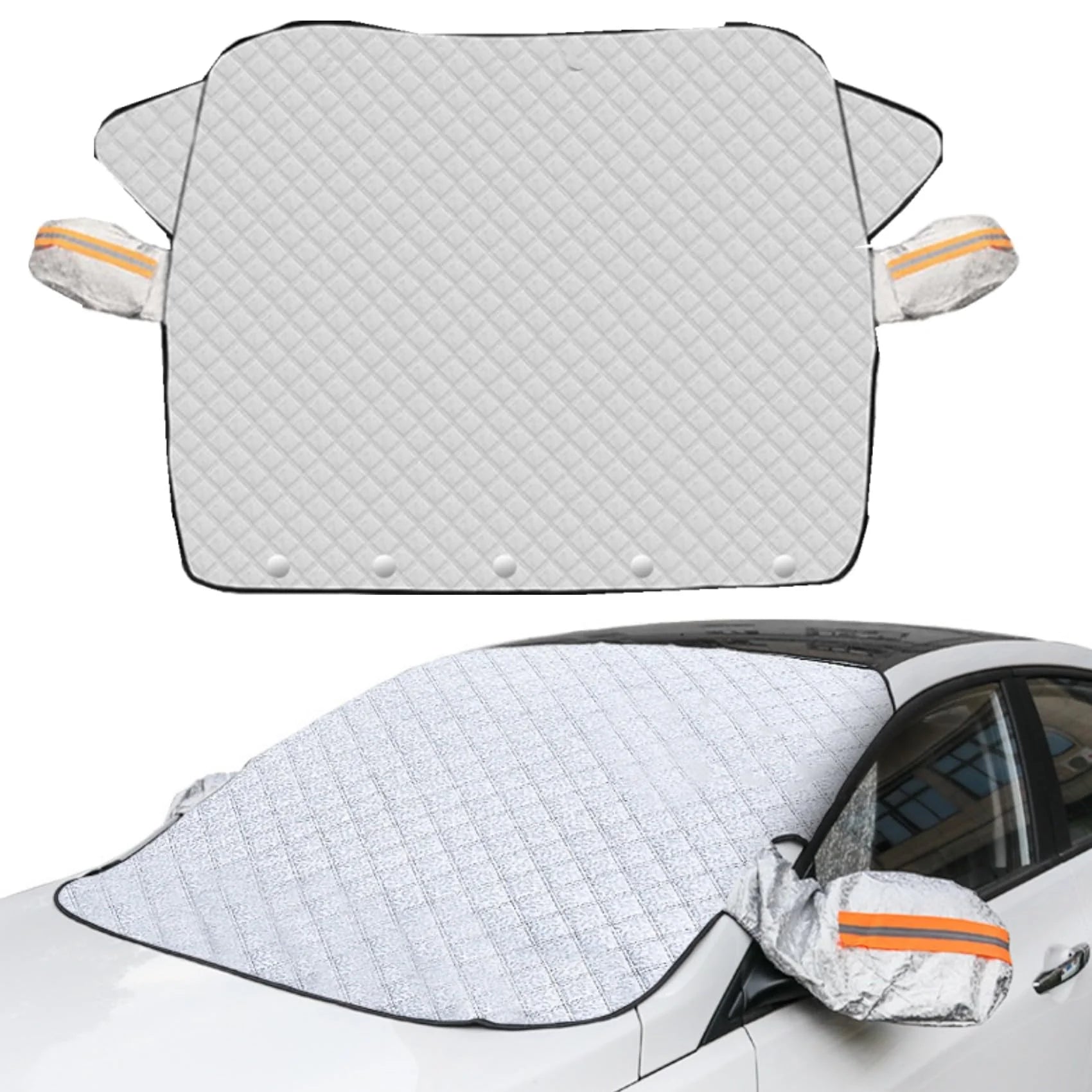 Windshield Cover Magnetic Attachment Waterproof Insulated Universal Fit