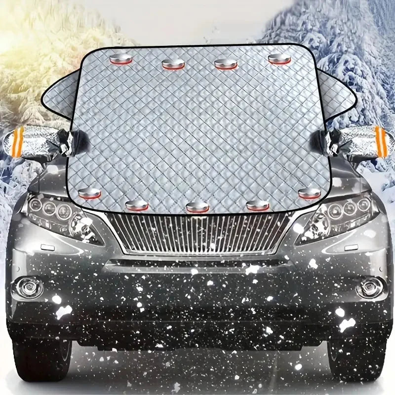 Windshield Cover Magnetic Attachment Waterproof Insulated Universal Fit