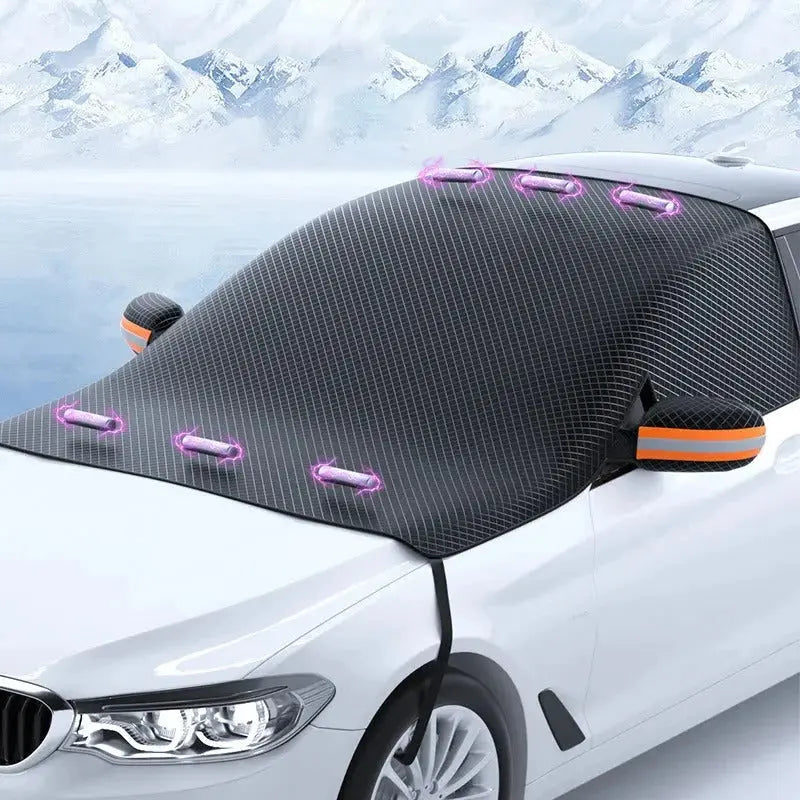 Windshield Cover Oxford Fabric Magnetic Attachment