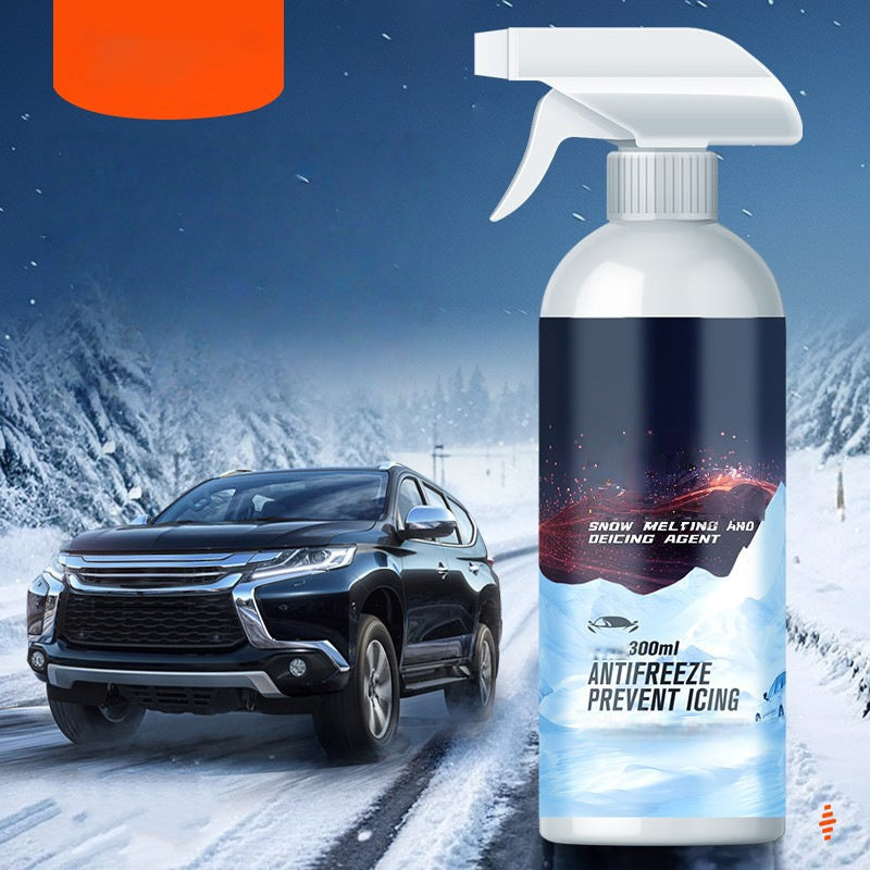 Windshield De-Icer Spray Instant Ice Removal Water-Based Paint-Safe