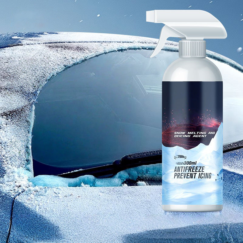 Windshield De-Icer Spray Instant Ice Removal Water-Based Paint-Safe