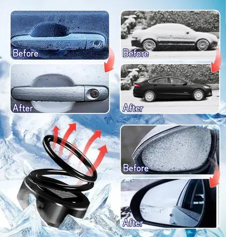 Windshield Deicer Solar-Powered Compact & Portable