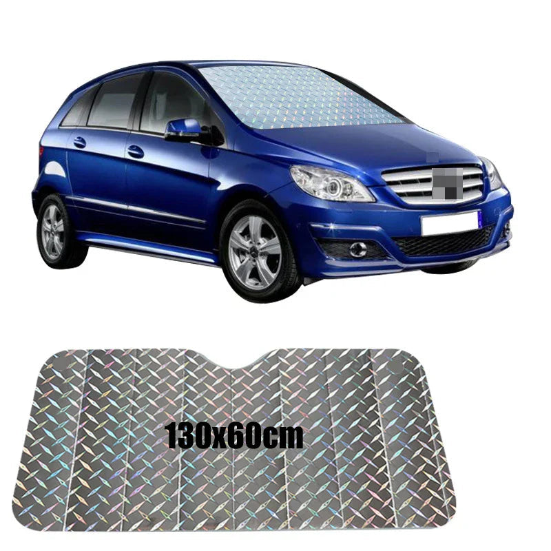Windshield Sunshade Multi-Layer Reflective Aluminum UV & Heat Protection