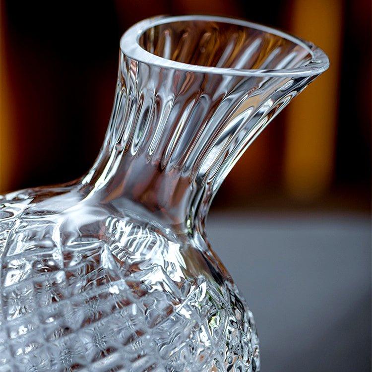 Wine Decanter 360° Rotating Hand-Blown Lead-Free Crystal 1.5L