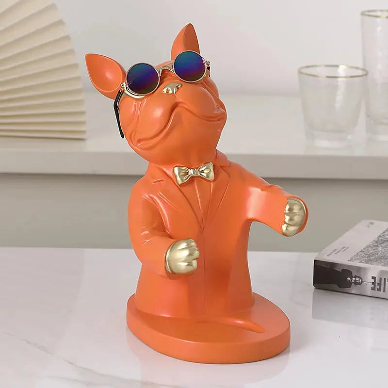 Wine Glass Holder Handcrafted Dog-Shaped Secure Hold
