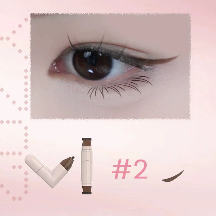 Wing Eyeliner Stamp Waterproof & Long-Lasting 2-Pack