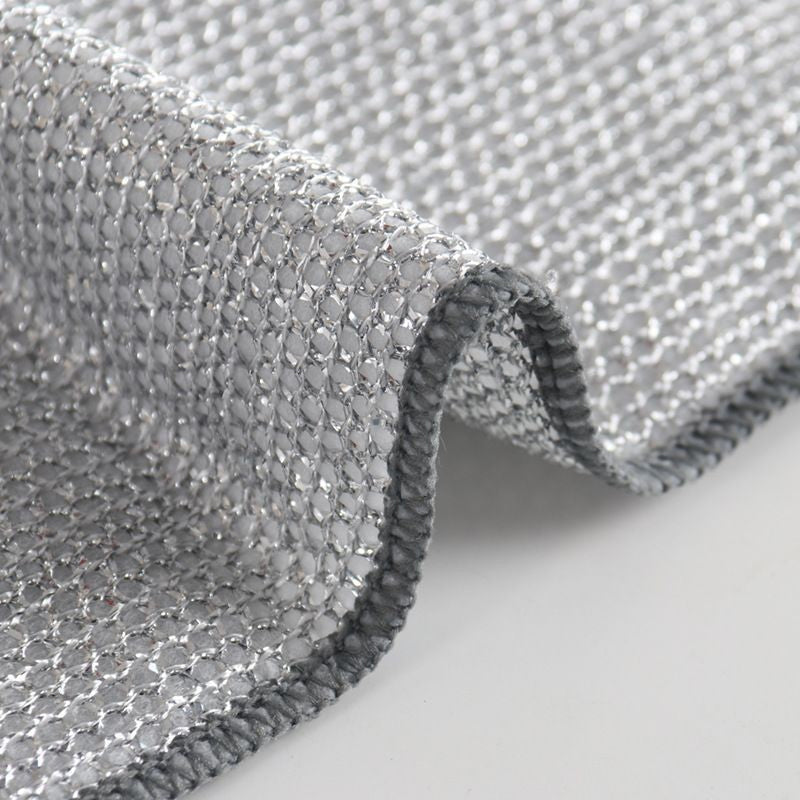 Wire Cleaning Cloths Diamond Mesh Non-Scratch Pack of 4