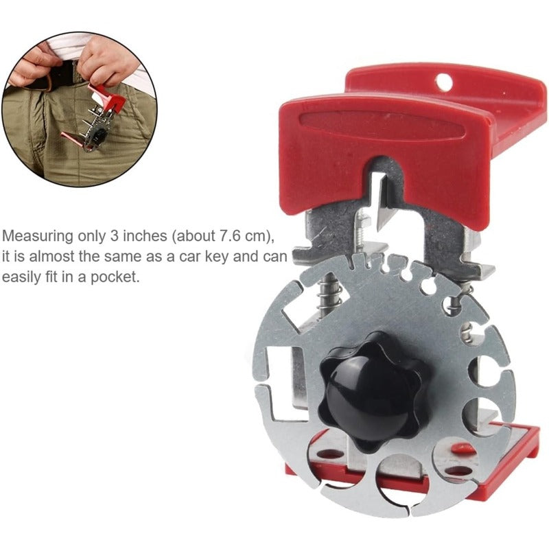 Wire Stripper Adjustable Cutting Depth & Replaceable Blades