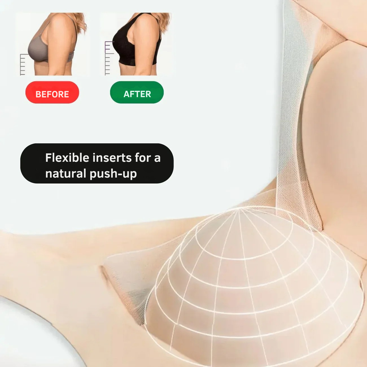 Wireless Bralette Seamless Invisible Soft Stretch
