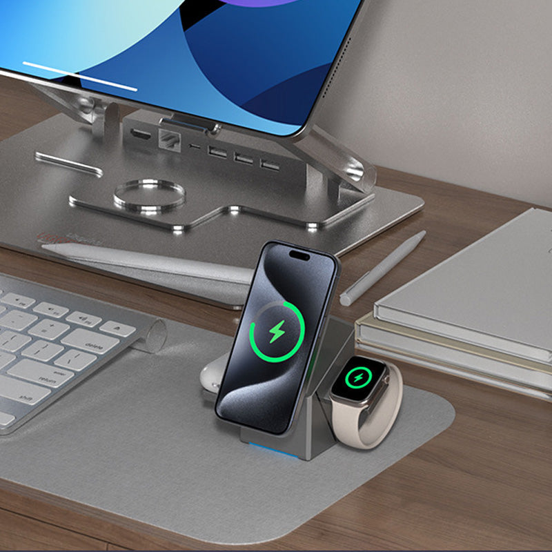Wireless Charger 3-in-1 MagSafe Foldable Stand
