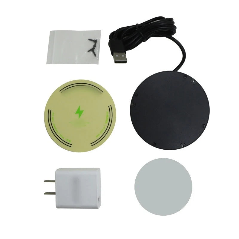 Wireless Charger Invisible Under-Desk Charges Through Wood & Stone