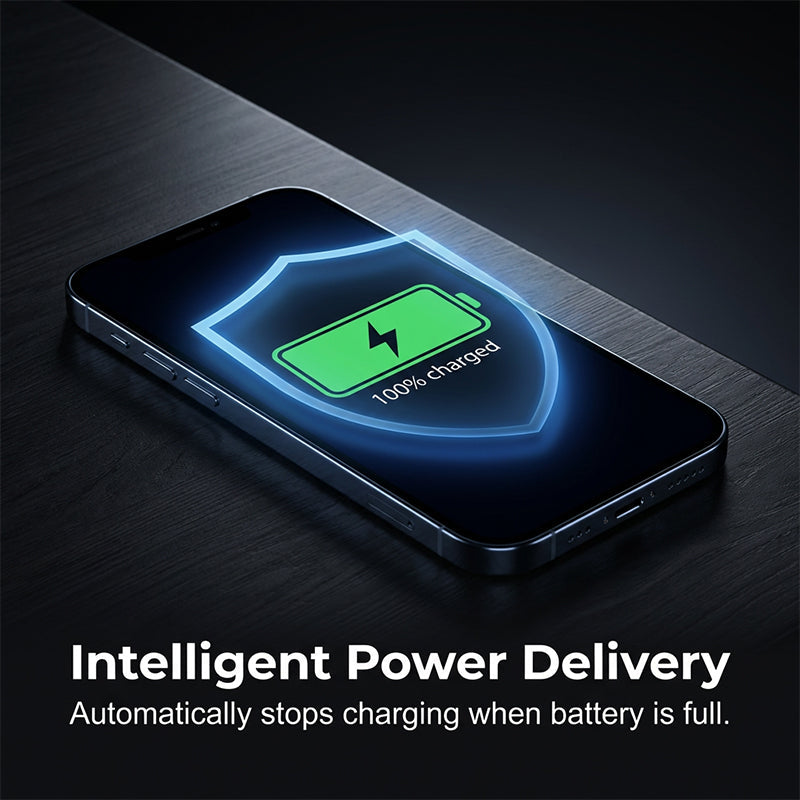 Wireless Charger Under-Desk Invisible Mount Adaptive Fast Charging