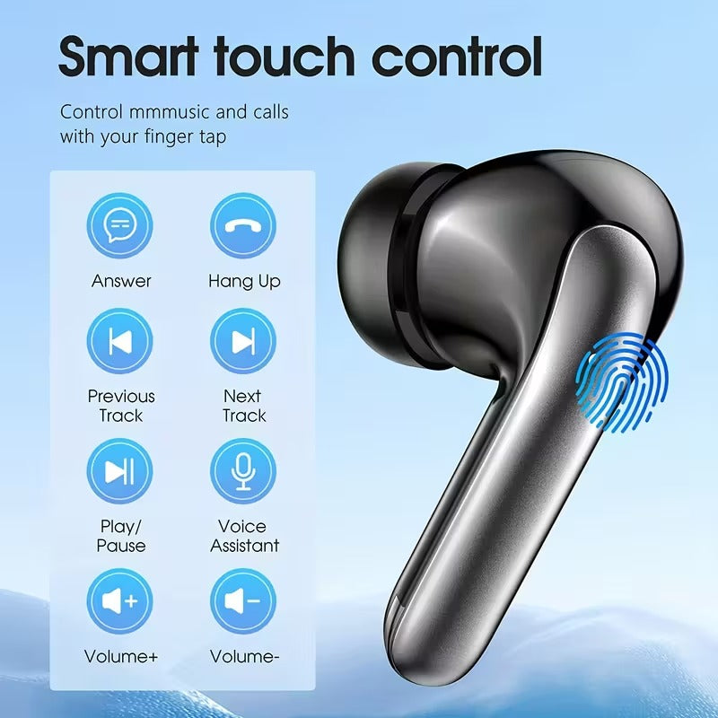 Wireless Earbuds 30-Hour Battery Clear Stereo & Mic