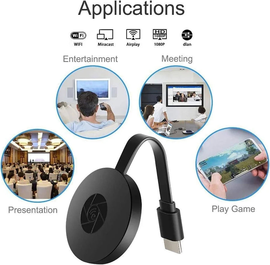 Wireless HDMI Adapter Full HD 1080p Plug & Play