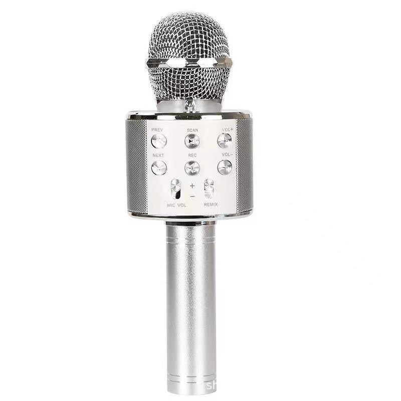 Wireless Karaoke Microphone Bluetooth & Stereo Speakers Noise-Canceling