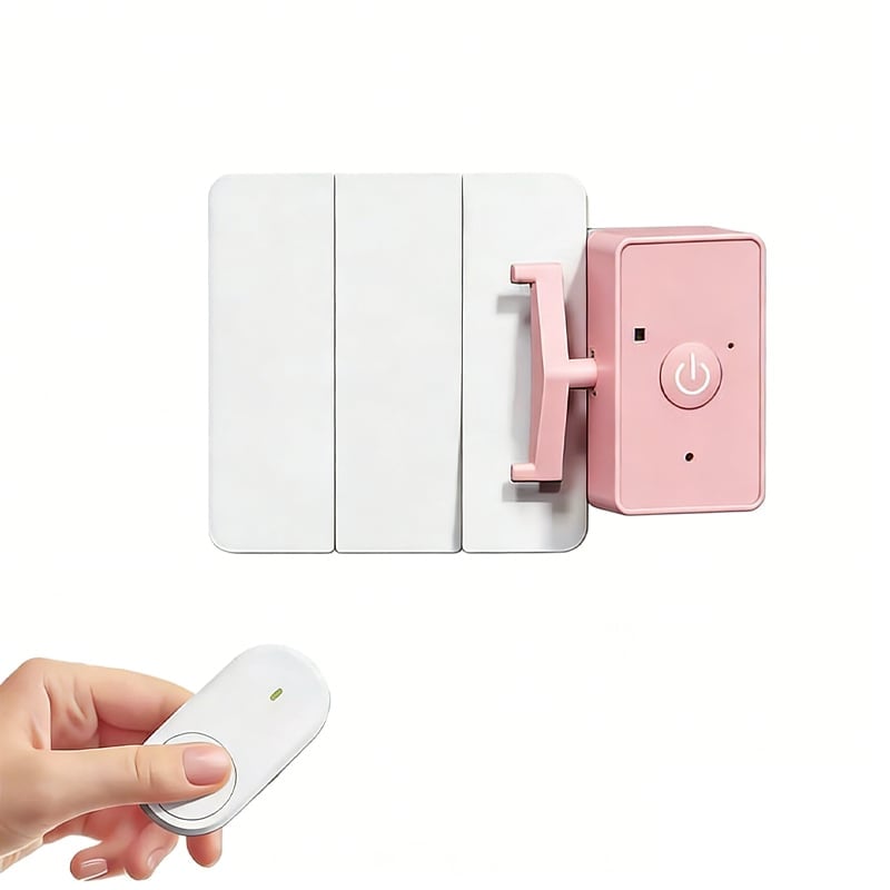 Wireless Light Switch One-Button Long Range USB Rechargeable
