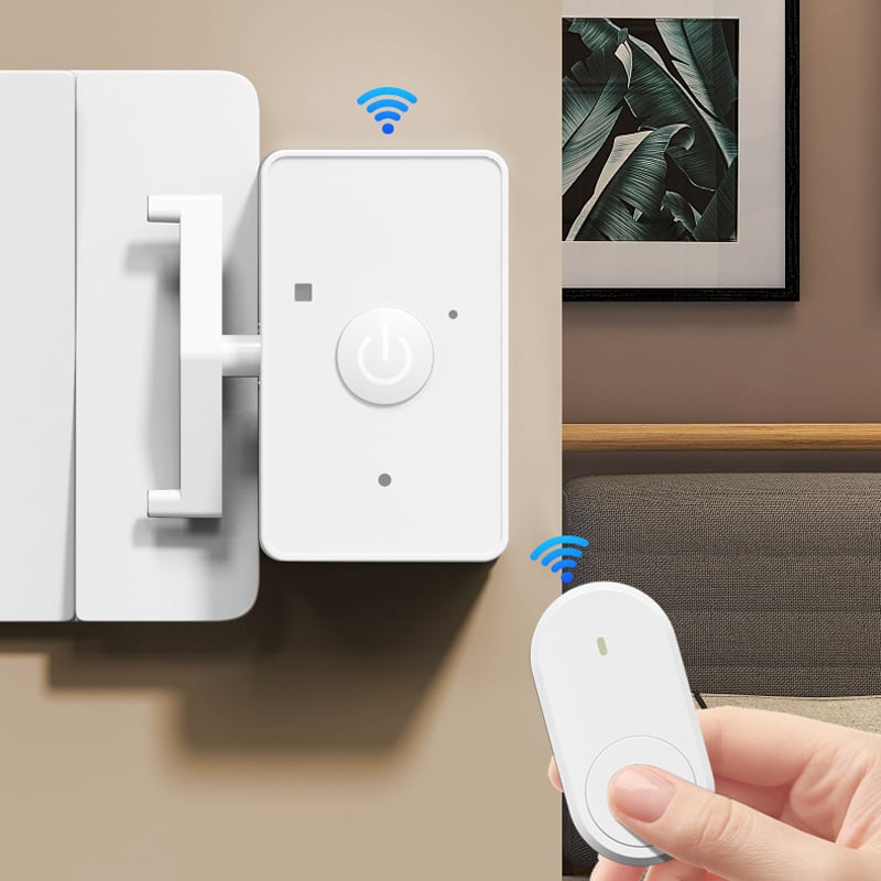 Wireless Light Switch One-Button Long Range USB Rechargeable
