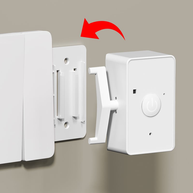 Wireless Light Switch One-Button Long Range USB Rechargeable