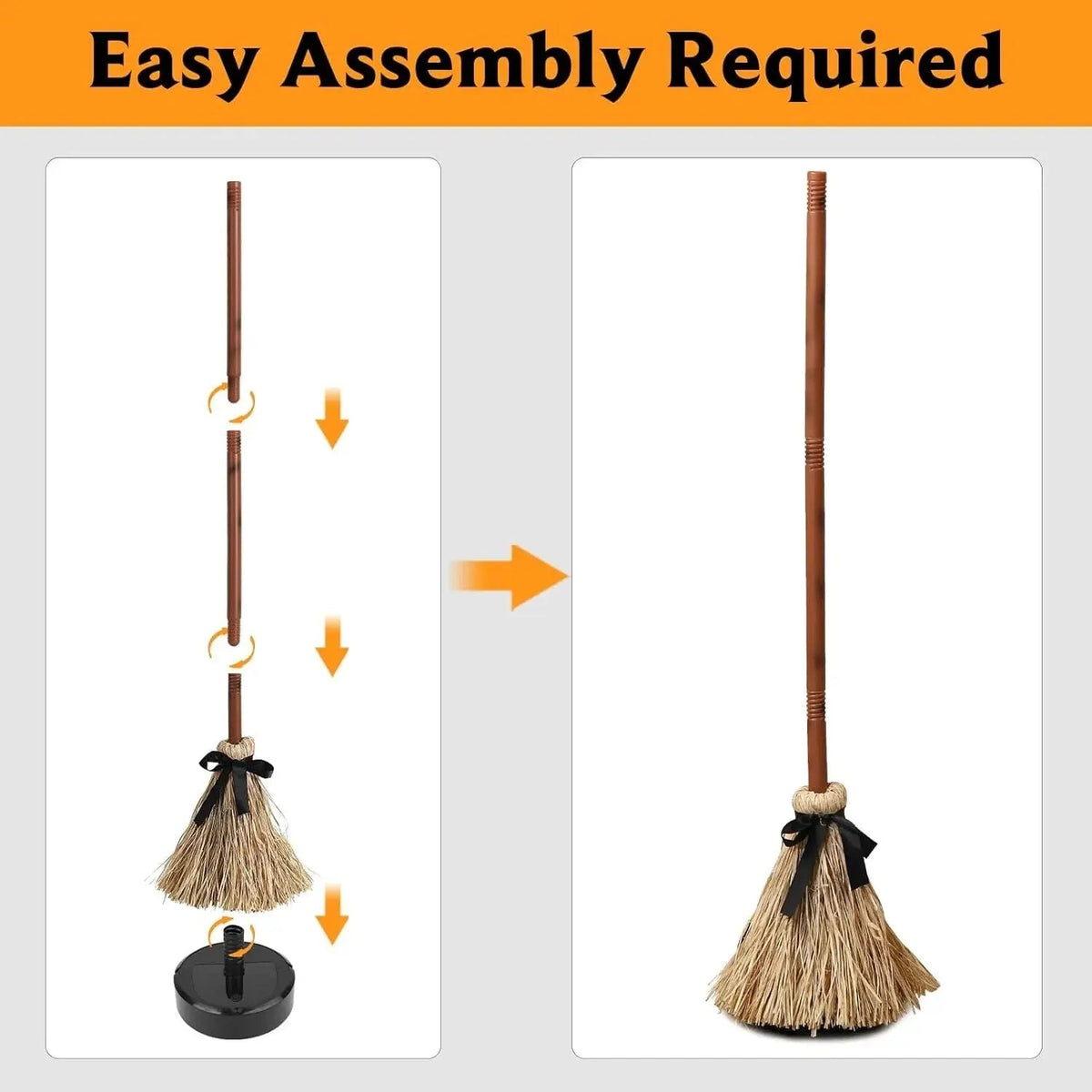 Witch Broom Floating Sound & Touch Activated