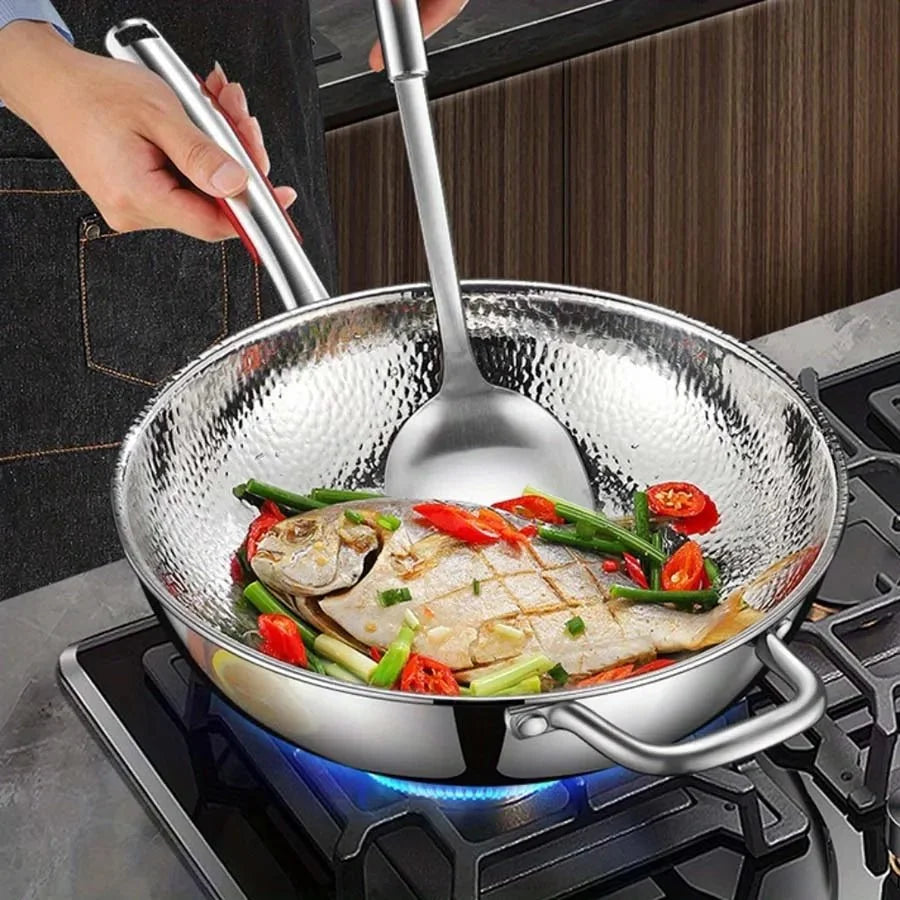 Wok Pure Titanium Naturally Non-Stick Induction Compatible