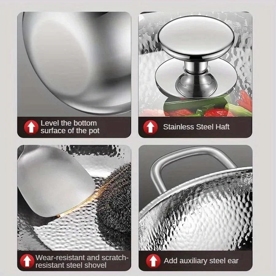 Wok Pure Titanium Naturally Non-Stick Induction Compatible