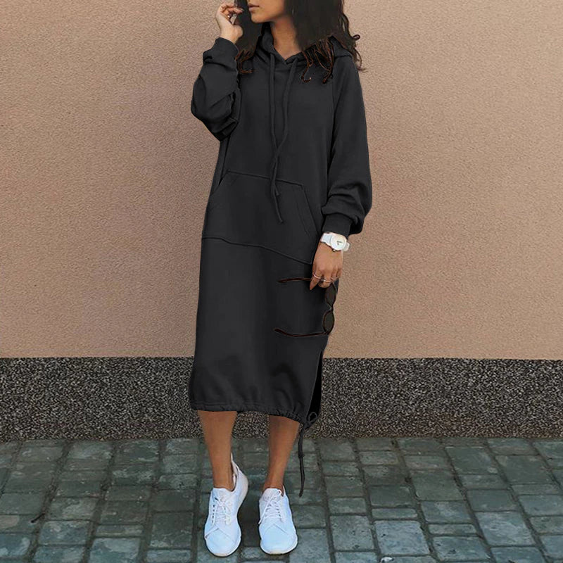 Women's Long Hoodie Oversized Warm European & American Style