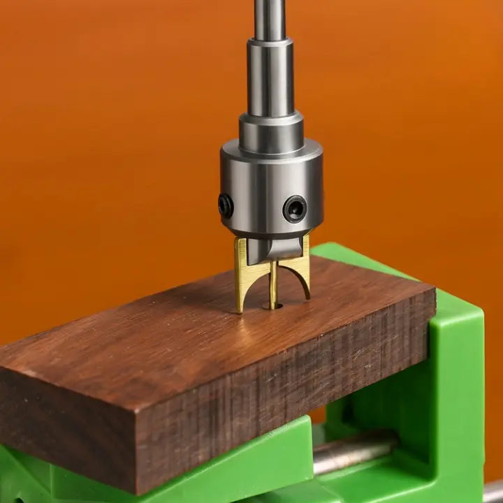 Wood Drill Bit Set Hardened Carbide Precision Tips 6-12mm