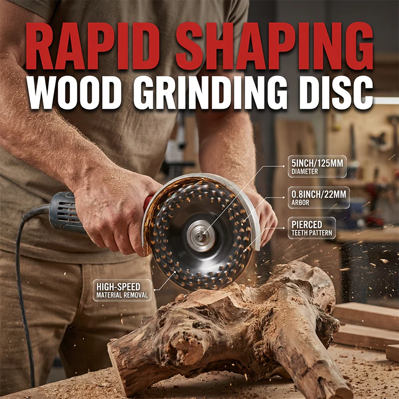 Wood Grinding Disc 125 mm Carbide Hollow Tooth