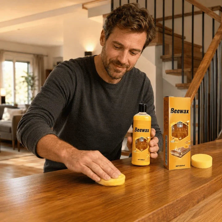 Wood Polish Beeswax Formula Restores Shine