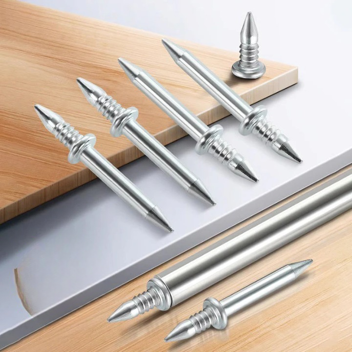 Wood Screws Threaded Shaft Rust-Resistant Carbon Steel