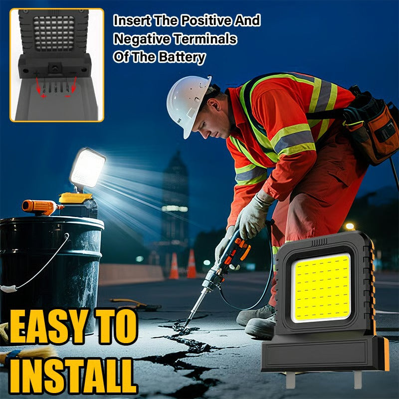 Work Floodlight COB LED Universal Battery Compatible