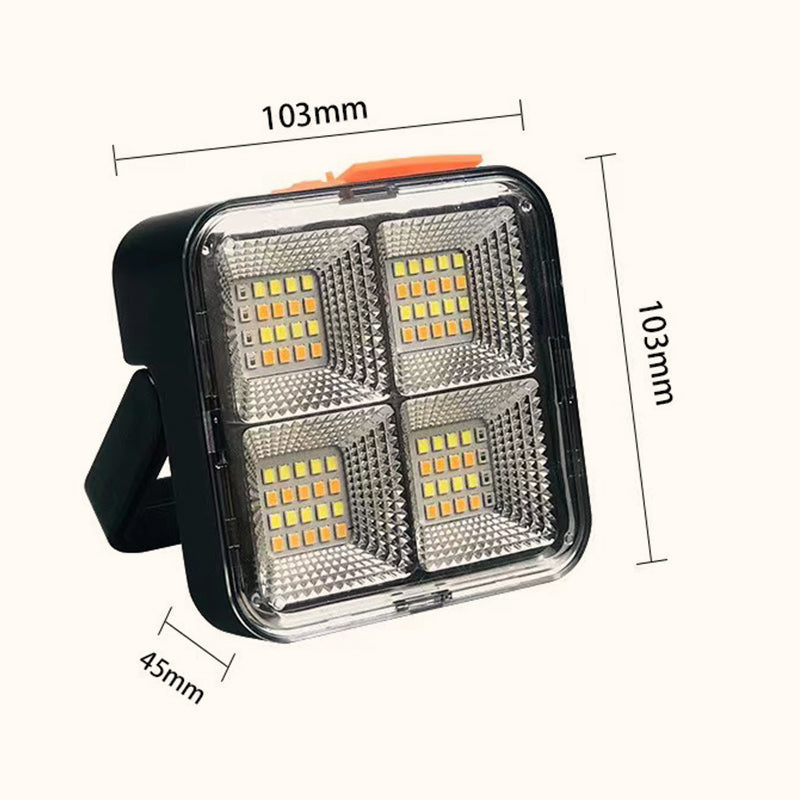 Work Light 40 LEDs Solar & USB Rechargeable IP66
