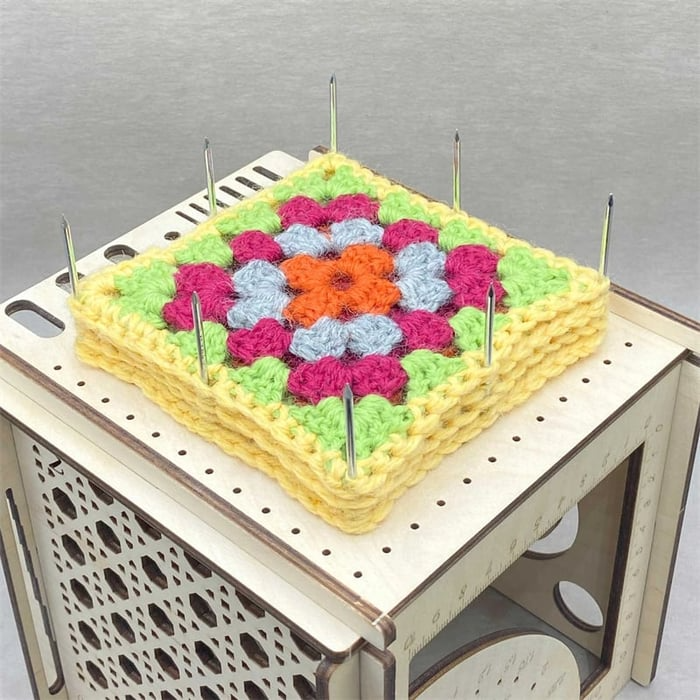 Yarn Organizer Wood Thread Guide & Tool Compartments