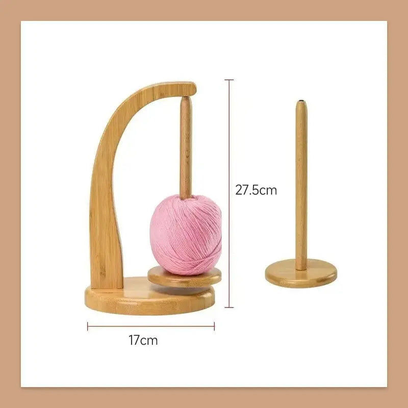 Yarn Winder Solid Wood 360-Degree Spin