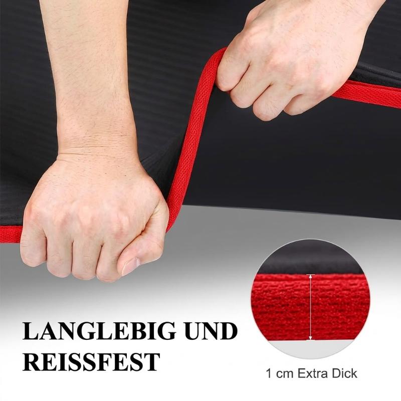 Yoga & Pilates Mat Extra Thick 1 cm Non-Slip