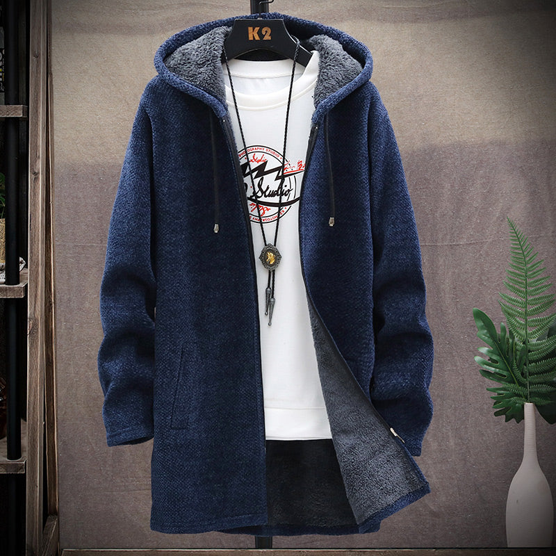 Zip Hoodie Thermal Insulation Zippered & Adjustable Hood