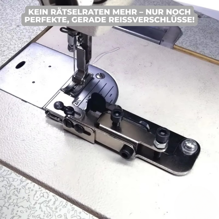Zipper Presser Foot Stainless Steel Adjustable Height & Width