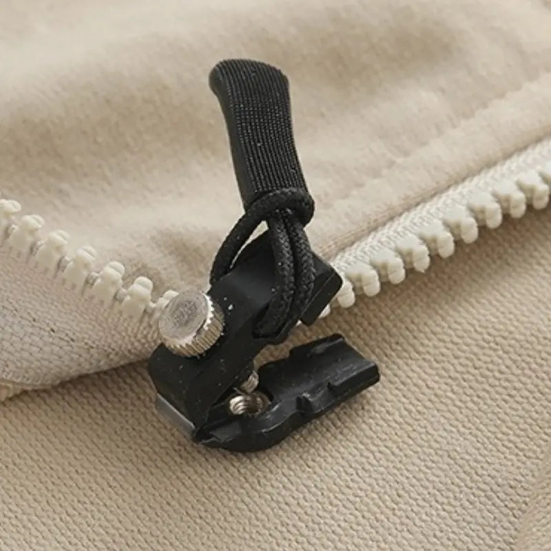 Zipper Pulls Tool-Free Clip-On Durable Metal 12-Pack