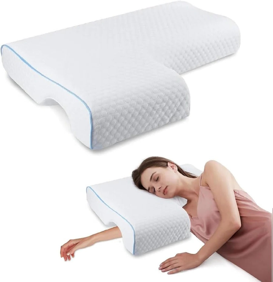Cuddle Comfort Pillow | Ergonomic Memory Foam for Couples