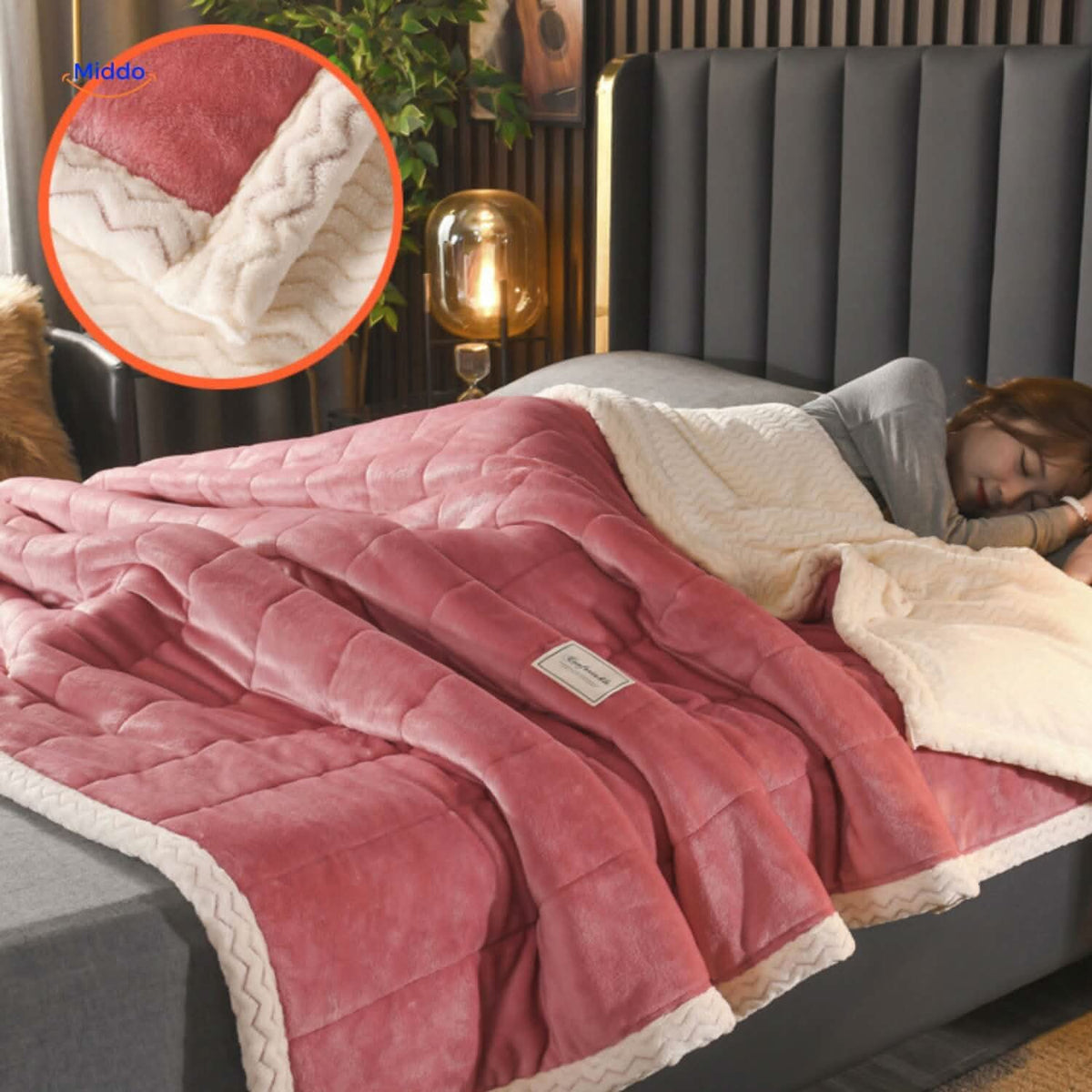 SNUGGLESOFT – Plush Wool Blanket for Ultimate Winter Comfort