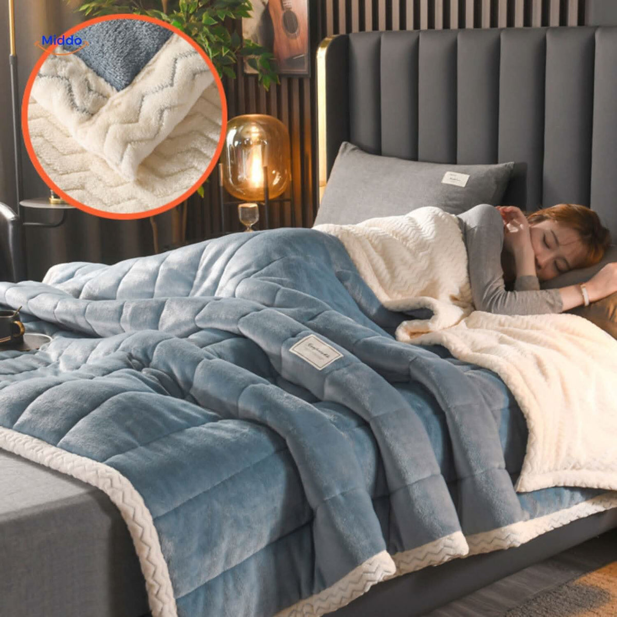 SNUGGLESOFT – Plush Wool Blanket for Ultimate Winter Comfort