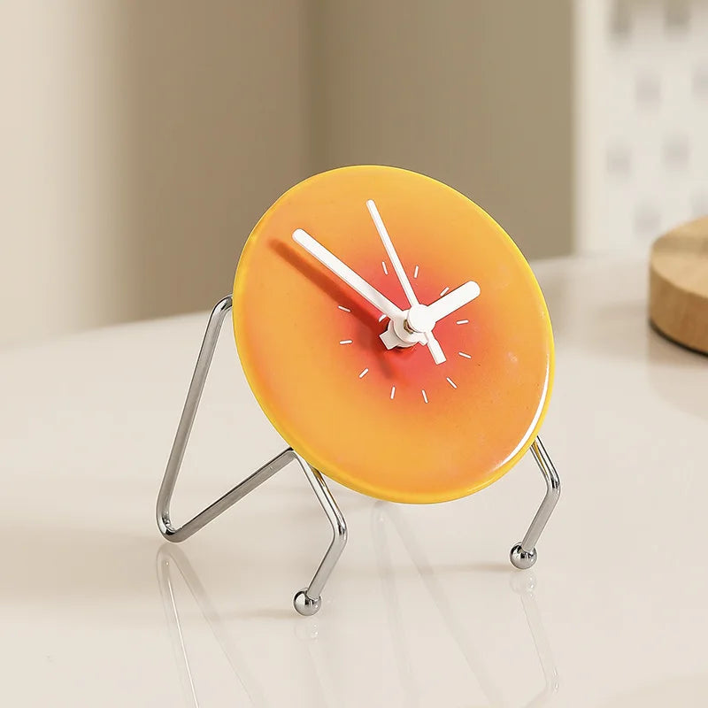 Elegant Multifunctional Desk Clock with Calendar Display