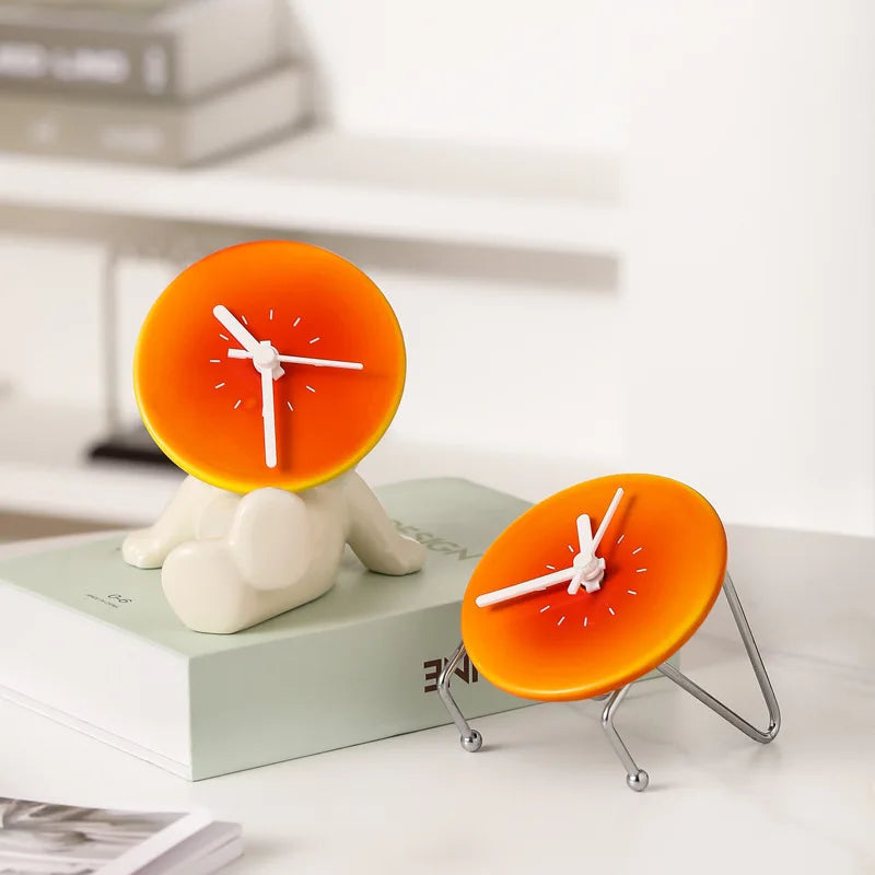 Elegant Multifunctional Desk Clock with Calendar Display