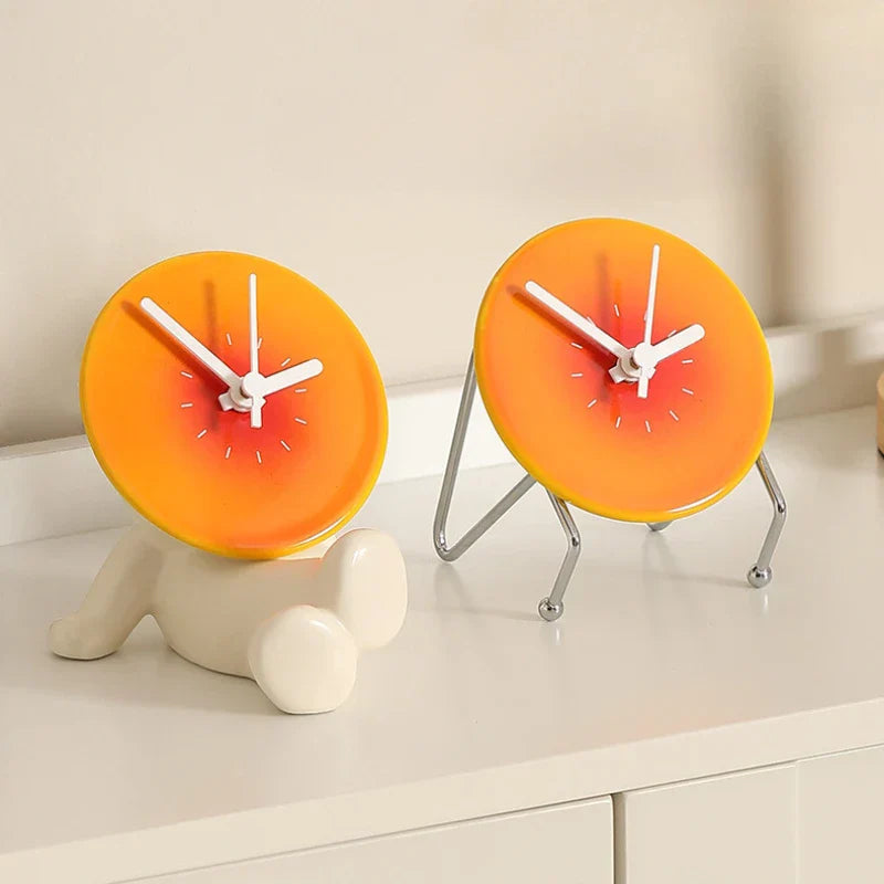 Elegant Multifunctional Desk Clock with Calendar Display