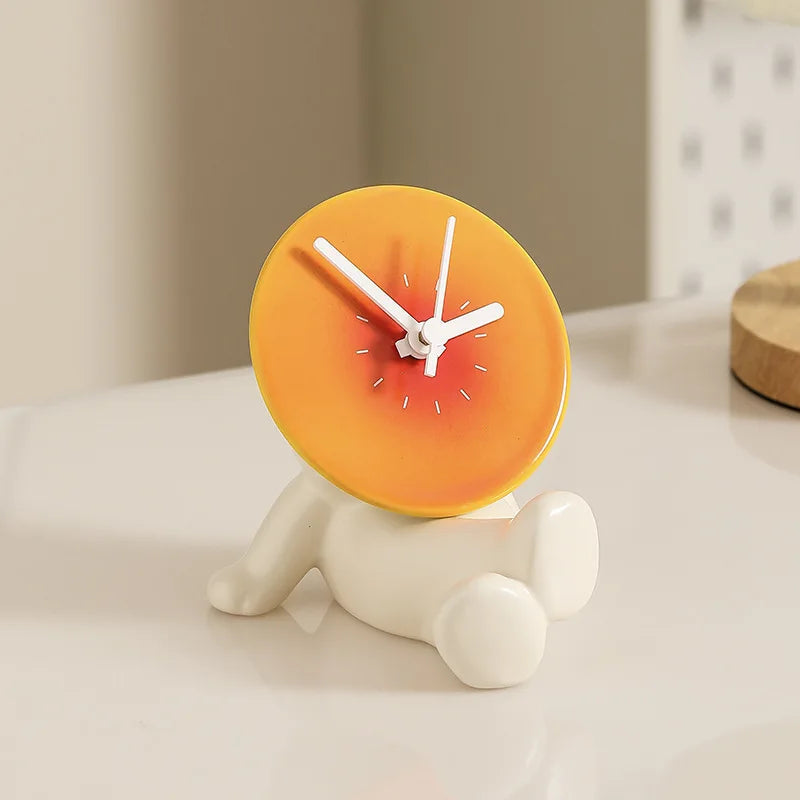 Elegant Multifunctional Desk Clock with Calendar Display