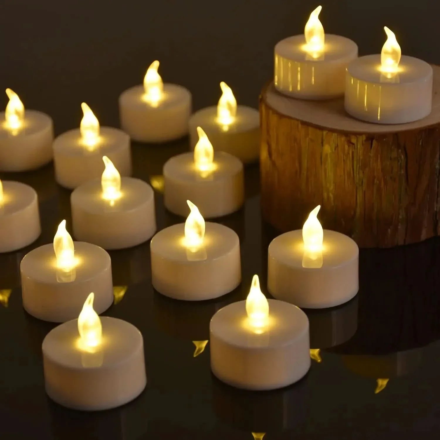 GlowSafe – Battery-Operated LED Tea Lights for Elegant Ambiance