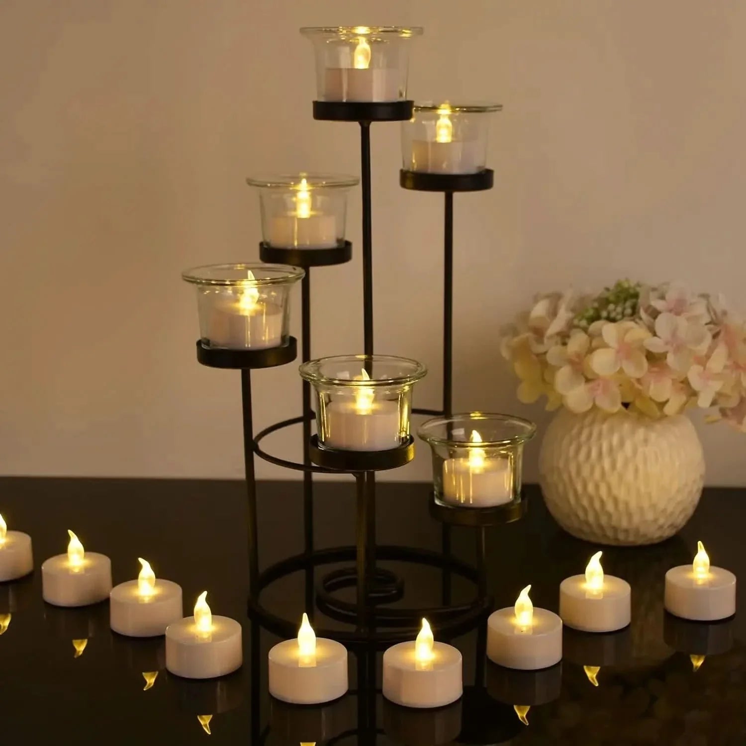 GlowSafe – Battery-Operated LED Tea Lights for Elegant Ambiance