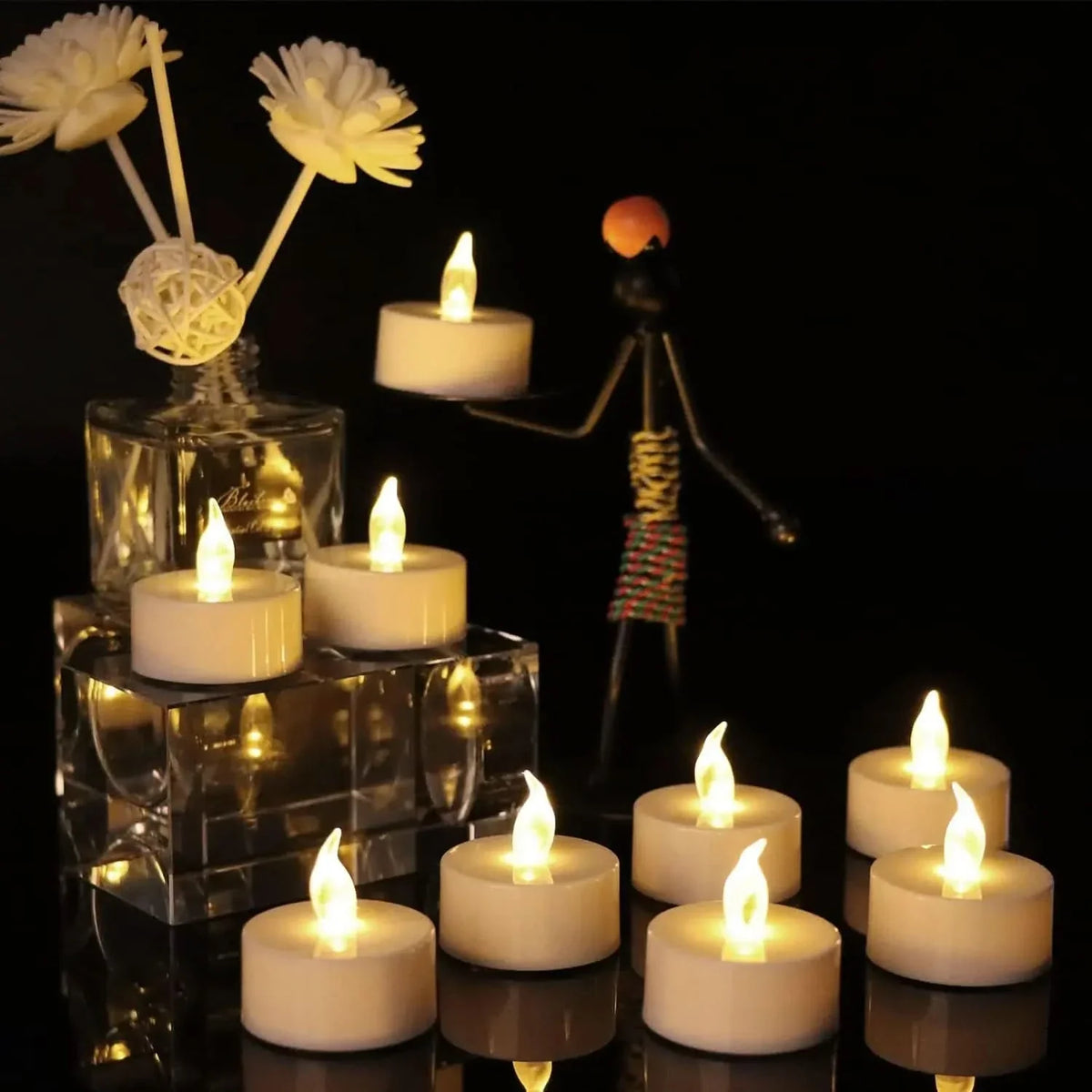 GlowSafe – Battery-Operated LED Tea Lights for Elegant Ambiance